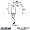 Bristan MALP BAS CR Mixer Spare Diagram