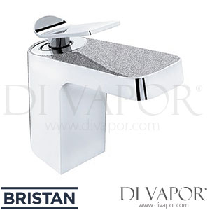 Bristan MALP BAS SS Metallix Alp Basin Mixer with Clicker Waste Bathroom Tap Spare Parts