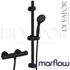 Marflow MAR7402K2BK Round Single Outlet Thermostatic Shower Valve Black Spare Parts