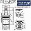 MAGNET Swan Bridge MASB6644 Hot Tap Cartridge Compatible Spare
