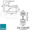 VADO Clic Clac Waste Diagram