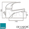 VADO Basin Tap Spare Parts Diagram