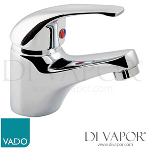 VADO MAT-100/SB-C/P Matrix Mono Bathroom Basin Tap without Clic Clac Waste Spare Parts