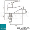 VADO MAT 106 CP Spare Parts Diagram