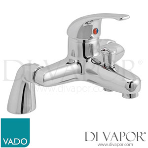 VADO MAT-131-C/P Matrix Exposed Bath Shower Mixer Single Lever Pillar Mounted Spare Parts