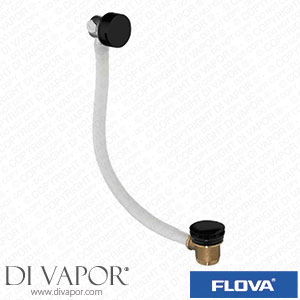 Flova MB-BF1865 Bath Overflow Filler with Clicker Waste - Matt Black Spare Parts