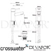 Crosswater MBGO110P Diagram