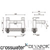Crosswater MBQM322D Diagram