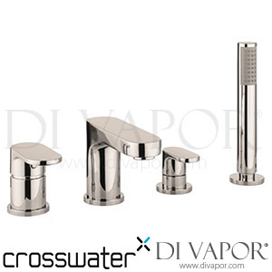 Crosswater MBST440D Style Bath Shower Mixer 4 Hole Set with Kit Spare Parts