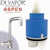 CAPLE Aspen Quad Single Control Mixer Tap Cartridge - ASPQ2/CH Compatible Spare - MC/ASPQ2/CH