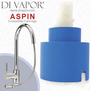 CAPLE Aspin Pull Out Mixer Tap Cartridge - ASPS2/CH Compatible Spare - MC/ASPS2/CH