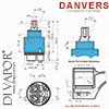 CAPLE Danvers Mixer Tap Cartridge Spare