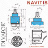 CAPLE Navitis Mixer Tap Cartridge Compatible Spare