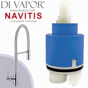 CAPLE Navitis Polished Chrome Mixer Tap Cartridge - NAV/CH Compatible Spare - MC/NAV/CH