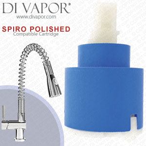 CAPLE Spiro Polished Chrome Pull-Out Spray Tap Cartridge - SPI/CH Compatible Spare - MC/SPI/CH