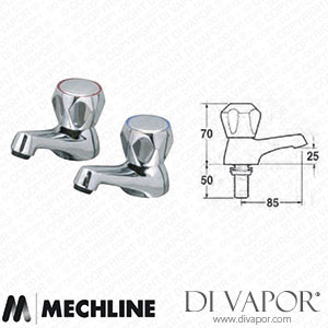 Mechline CaterTap 500BD 1/2-Inch Basin Taps (Pair) Spare Parts