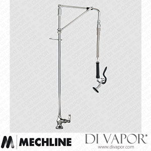 Mechline AquaJet AJPR10-HM-BF0-A Pre-Rinse Spray Tap AJPR10 Base Spare Parts