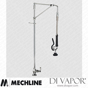 Mechline AquaJet AJPR10-HM-BF0-E Pre-Rinse Spray Tap AJPR10 Base Spare Parts