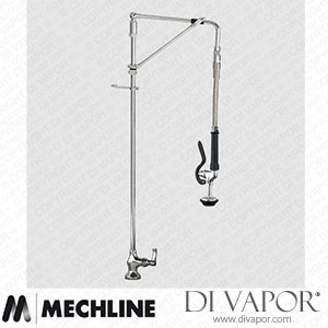 Mechline AquaJet AJPR10-HM-BF0-W Pre-Rinse Spray Tap AJPR10 Base Spare Parts