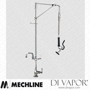 Mechline AquaJet AJPR10-HM-BF1-A Pre-Rinse Spray Tap AJPR10 Base Spare Parts