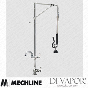 Mechline AquaJet AJPR10-HM-BF1-E Pre-Rinse Spray Tap AJPR10 Base Spare Parts