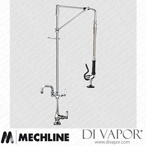 Mechline AquaJet AJPR10-HM-BF1-S Pre-Rinse Spray Tap AJPR10 Base Spare Parts
