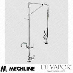 Mechline AquaJet AJPR10-HM-BF1-W Pre-Rinse Spray Tap AJPR10 Base Spare Parts