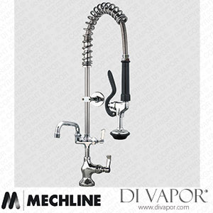 Mechline AquaJet AJPR10-SH-BF1-W Pre-Rinse Spray Tap AJPR10 Base Spare Parts
