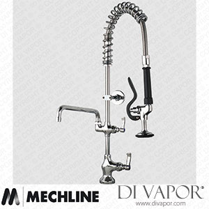 Mechline AquaJet AJPR10-SH-BF2-S Pre-Rinse Spray Tap AJPR10 Base Spare Parts