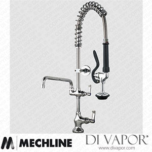 Mechline AquaJet AJPR10-SH-BF2-W Pre-Rinse Spray Tap AJPR10 Base Spare Parts