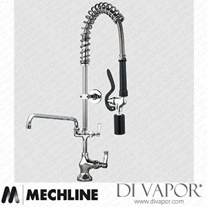 Mechline AquaJet AJPR10-SH-BF3-F Pre-Rinse Spray Tap AJPR10 Base Spare Parts