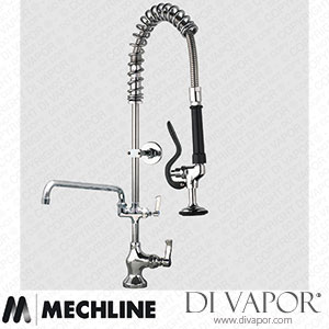 Mechline AquaJet AJPR10-SH-BF3-W Pre-Rinse Spray Tap AJPR10 Base Spare Parts