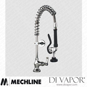 Mechline AquaJet AJPR10-SS-BF0-E Pre-Rinse Spray Tap AJPR10 Base Spare Parts