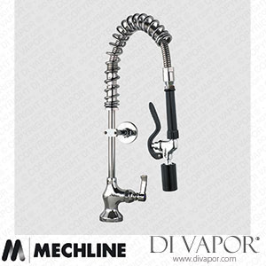 Mechline AquaJet AJPR10-SS-BF0-F Pre-Rinse Spray Tap AJPR10 Base Spare Parts