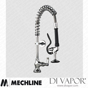 Mechline AquaJet AJPR10-SS-BF0-S Pre-Rinse Spray Tap AJPR10 Base Spare Parts