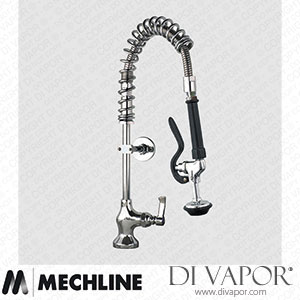 Mechline AquaJet AJPR10-SS-BF0-W Pre-Rinse Spray Tap AJPR10 Base Spare Parts