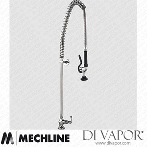 Mechline AquaJet AJPR10-ST-BF0-E Pre-Rinse Spray Tap AJPR10 Base Spare Parts
