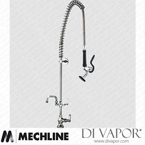 Mechline AquaJet AJPR10-ST-BF1-A Pre-Rinse Spray Tap AJPR10 Base Spare Parts