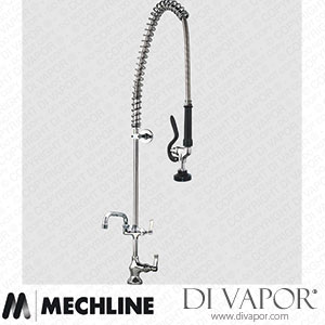 Mechline AquaJet AJPR10-ST-BF1-E Pre-Rinse Spray Tap AJPR10 Base Spare Parts