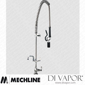Mechline AquaJet AJPR10-ST-BF1-F Pre-Rinse Spray Tap AJPR10 Base Spare Parts
