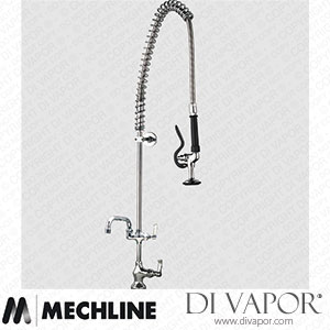 Mechline AquaJet AJPR10-ST-BF1-S Pre-Rinse Spray Tap AJPR10 Base Spare Parts