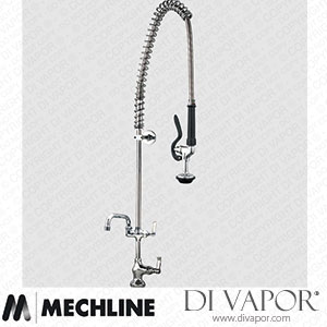 Mechline AquaJet AJPR10-ST-BF1-W Pre-Rinse Spray Tap AJPR10 Base Spare Parts