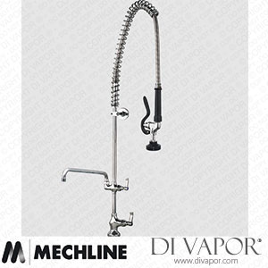 Mechline AquaJet AJPR10-ST-BF3-E Pre-Rinse Spray Tap AJPR10 Base Spare Parts