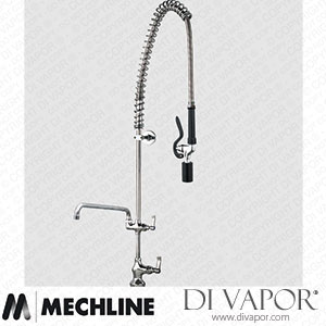 Mechline AquaJet AJPR10-ST-BF3-F Pre-Rinse Spray Tap AJPR10 Base Spare Parts