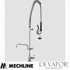 Mechline AquaJet AJPR10-ST-BF3-W Pre-Rinse Spray Tap AJPR10 Base Spare Parts