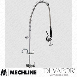 Mechline AquaJet AJPR15-ST-BF1-S Pre-Rinse Spray Tap AJPR15 Base Spare Parts