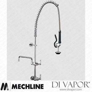 Mechline AquaJet AJPR15-ST-BF2-W Pre-Rinse Spray Tap AJPR15 Base Spare Parts