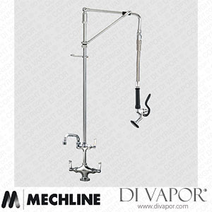 Mechline AquaJet AJPR20-HM-BF1-A Pre-Rinse Spray Tap AJPR20 Base Spare Parts