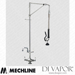 Mechline AquaJet AJPR20-HM-BF1-E Pre-Rinse Spray Tap AJPR20 Base Spare Parts
