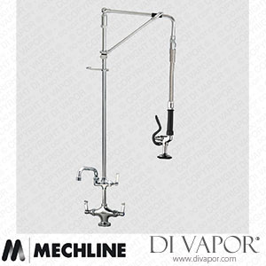 Mechline AquaJet AJPR20-HM-BF1-S Pre-Rinse Spray Tap AJPR20 Base Spare Parts